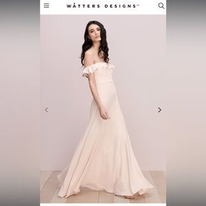 Watters Design Bridesmaid Dress (WTOO)
Isabella STYLE #751 Size 4